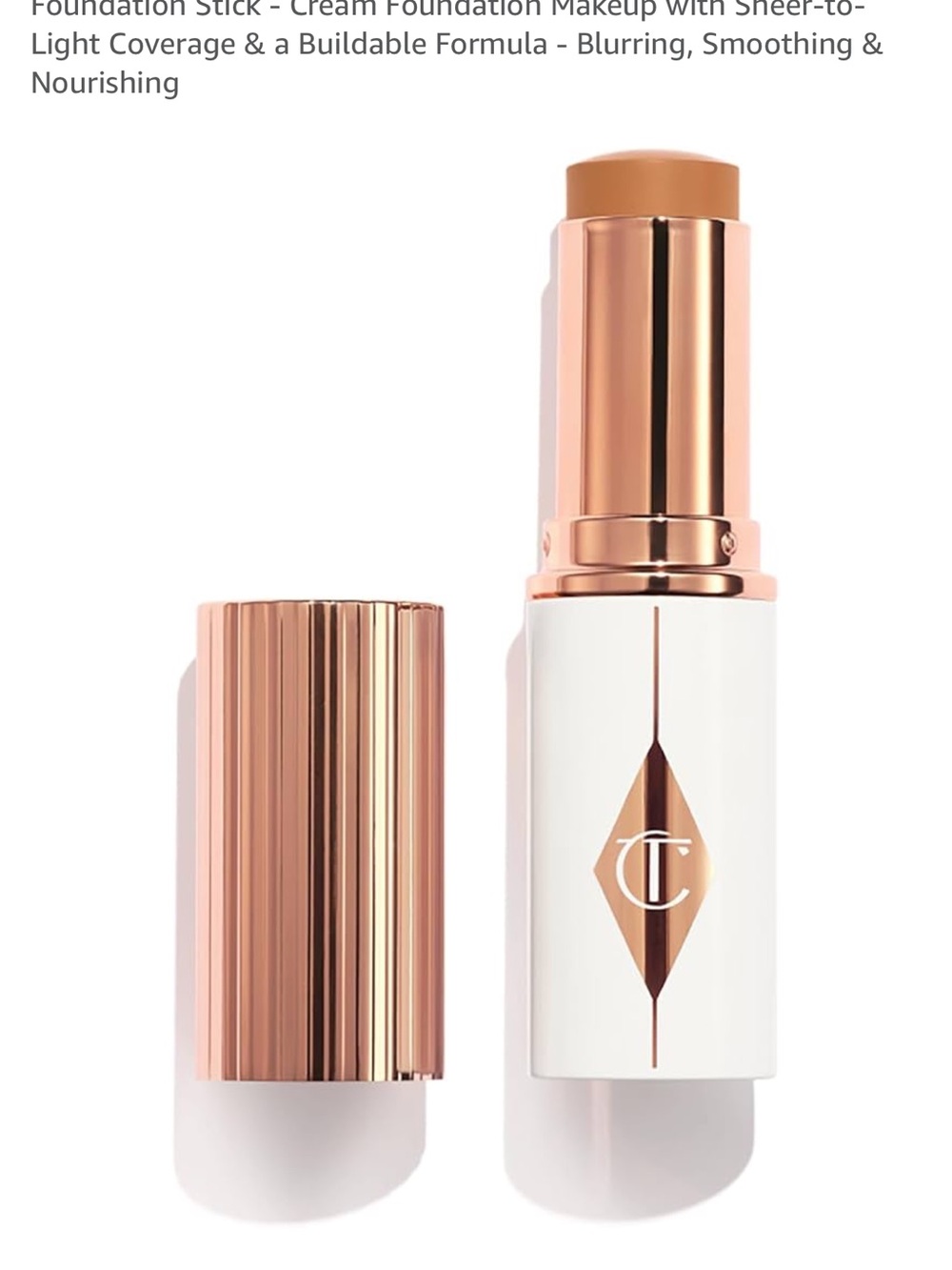 Charlotte Tilbury Unreal Skin Tint & Sheer Glow Hydrating Foundation shade 10